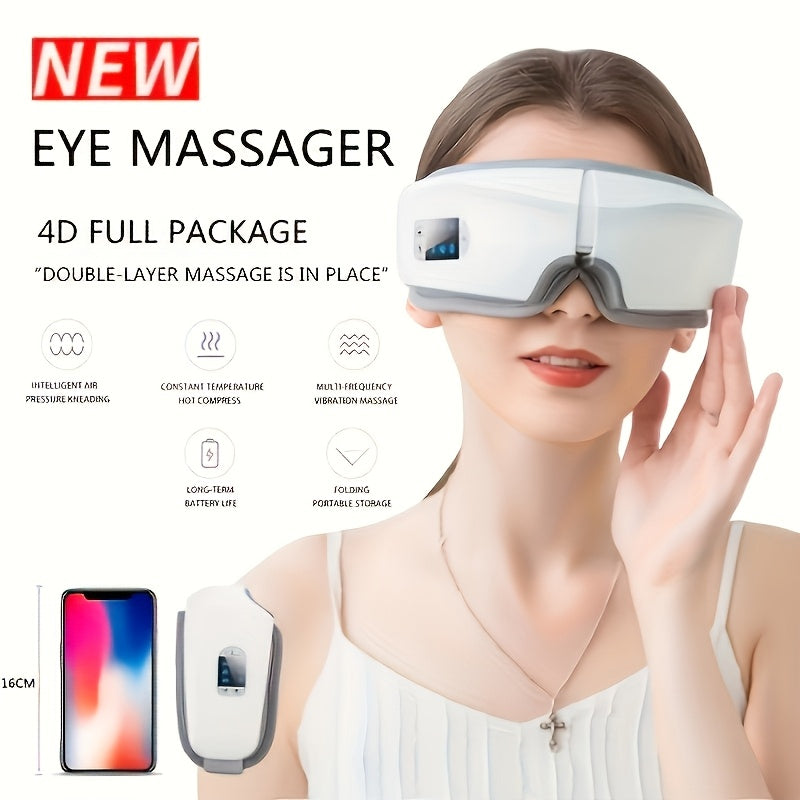 Masseur oculaire intelligent avec thérapie par la chaleur et vibrations